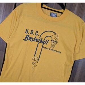 USC California Vintage 80s Rec Basketball NCAA Soft 50/50 Blend T-shirt Medium